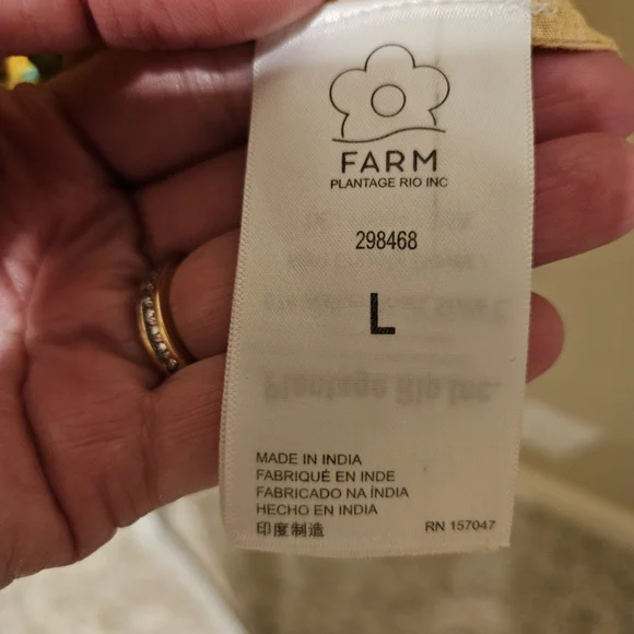 FARM Rio Embroidered Yellow Skirt - Picture 5 of 5